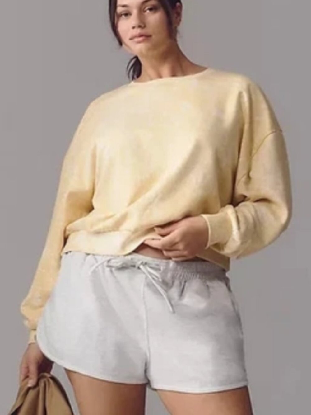 Daily Practice by Anthropologie Oh So Good Graphic Sweatshirt Top XL